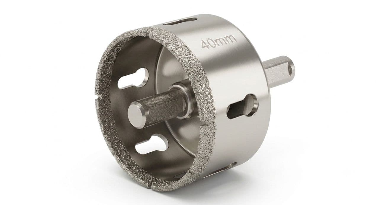 Welloo 40mm Diamond Coated Drill