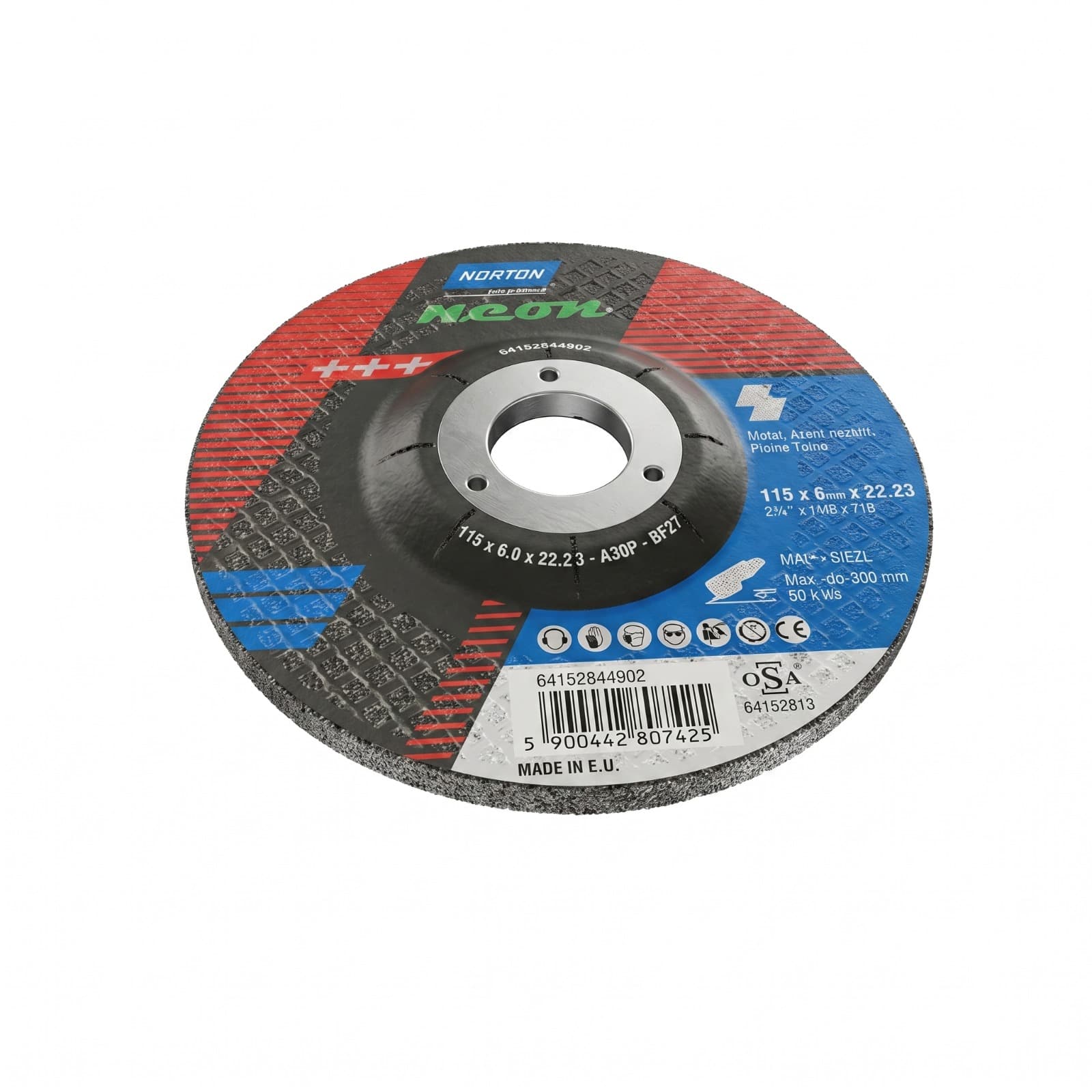 115mm x 6mm Grinding Disc