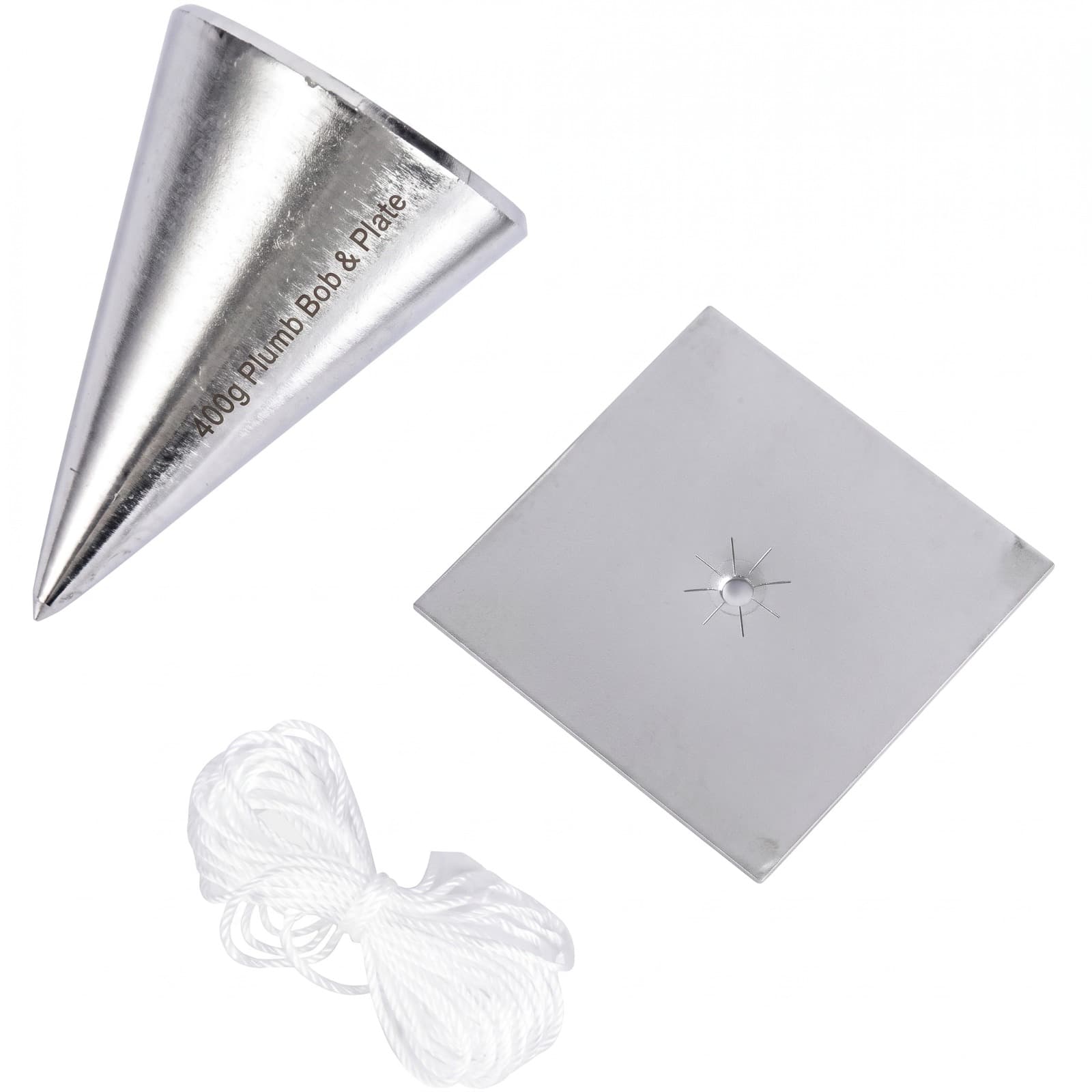 400g Plumb Bob & Plate